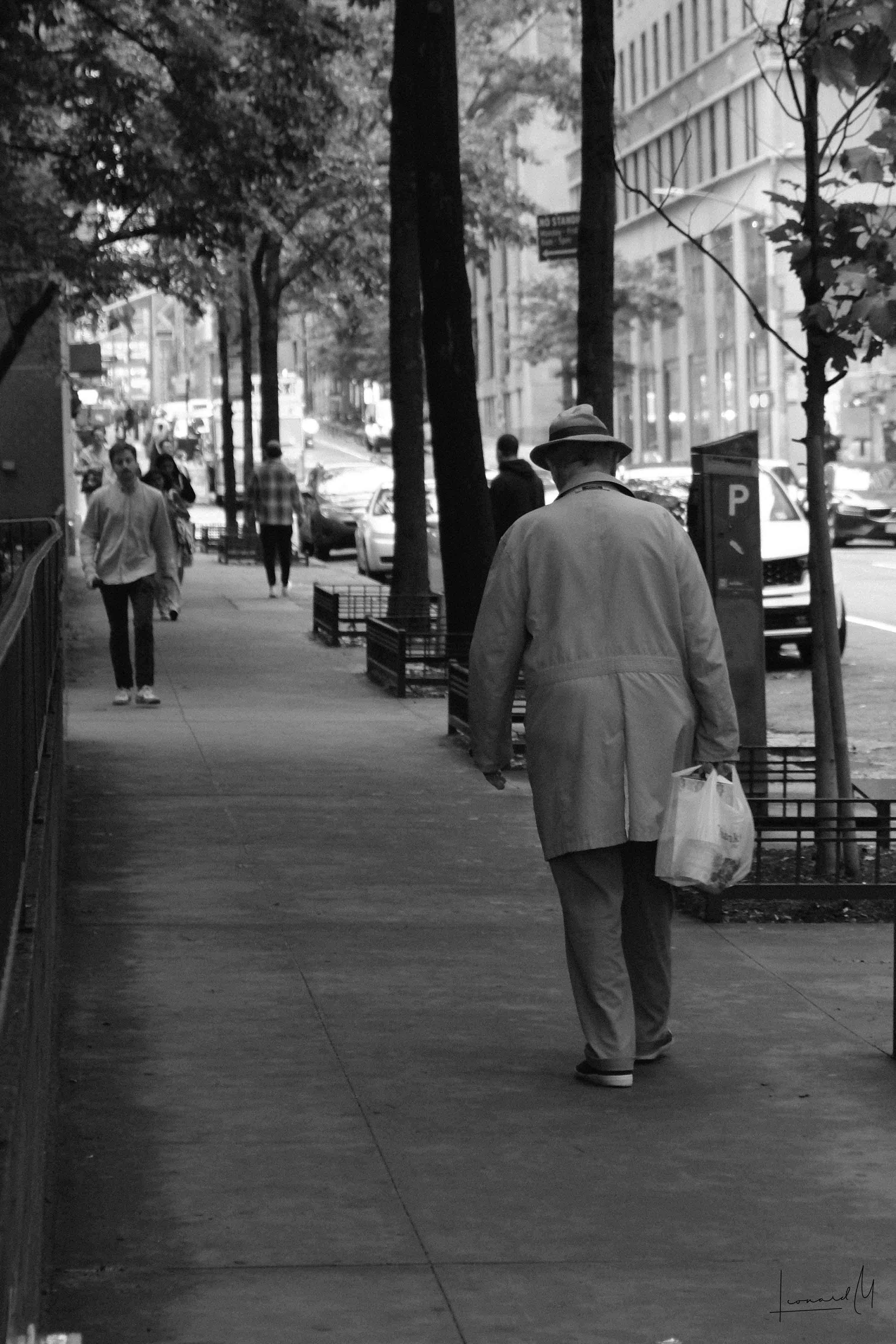 Street life captured in its natural state.